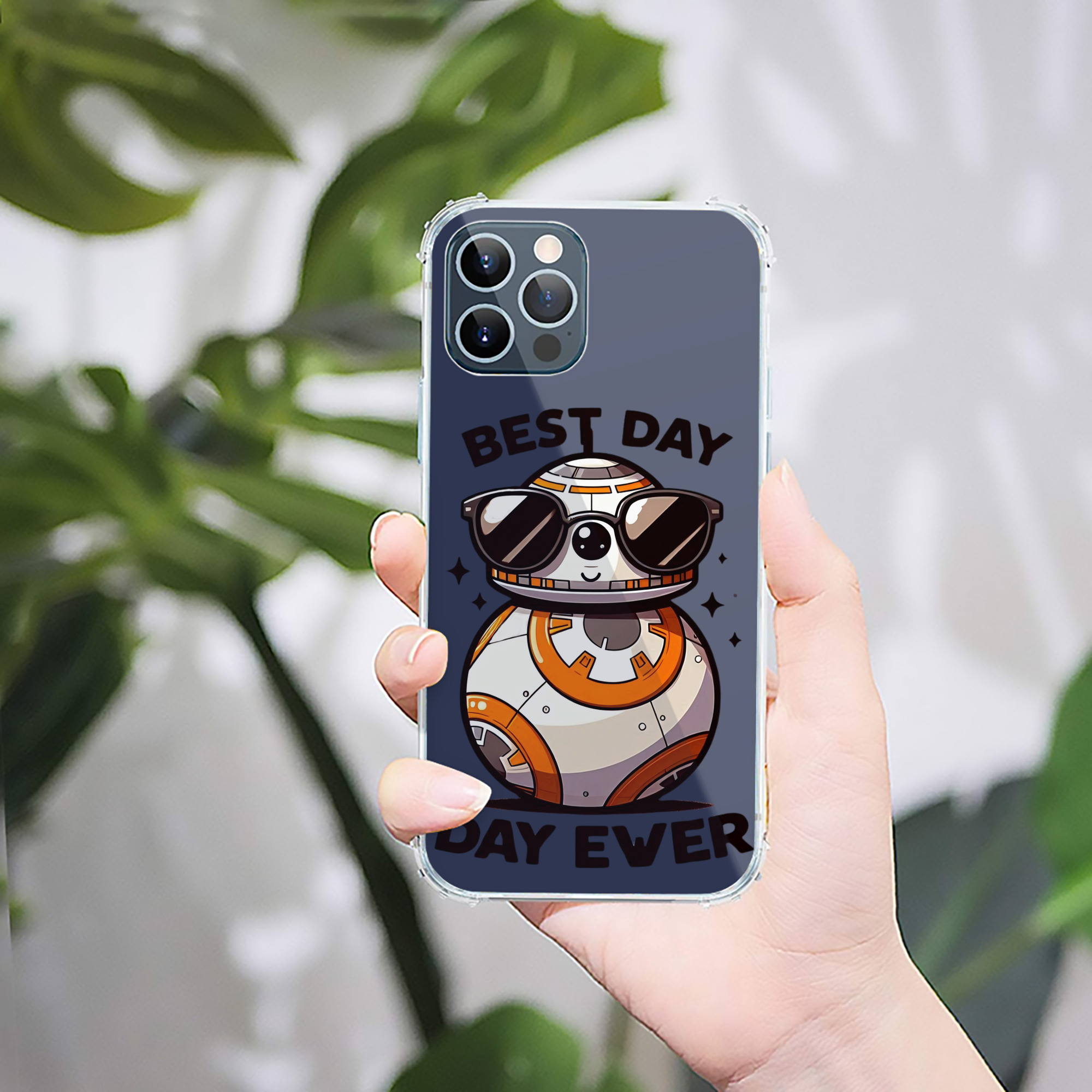 （画像用） スター・ウォーズ Star Wars 【iPhone 12シリーズ対応】透明スマホケース（クリアソフトケース）
